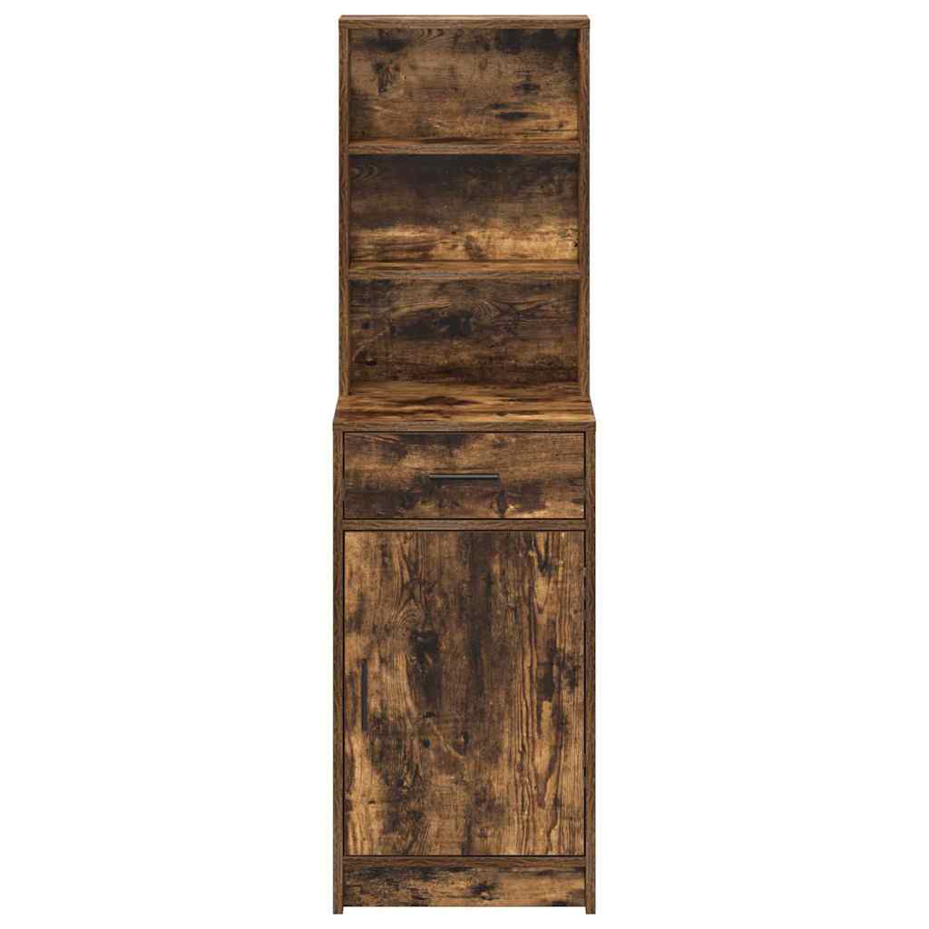 Highboard Dimljeni hrast 40 x 40,5 x 135 cm Konstruirano drvo