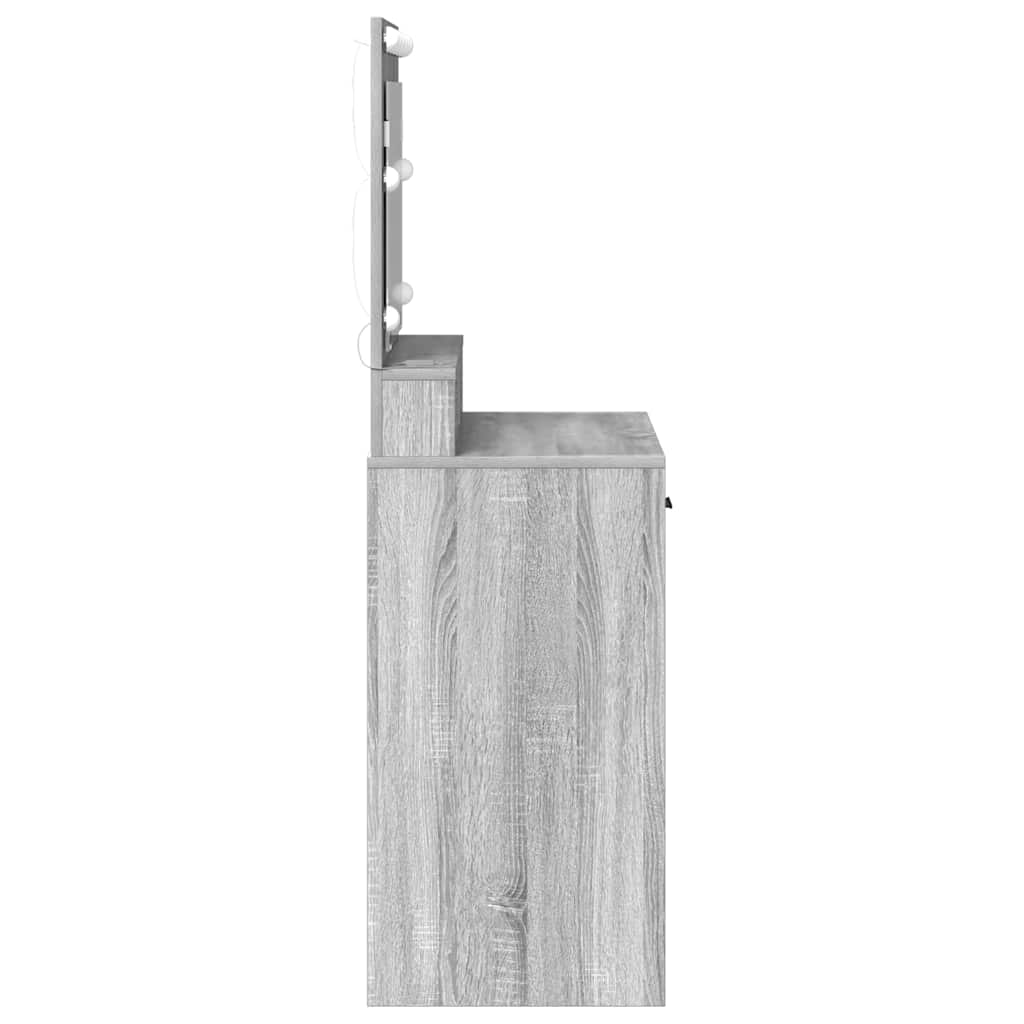 Toaletni stol Siva Sonoma 79 x 41 x 135 cm Konstruirano drvo
