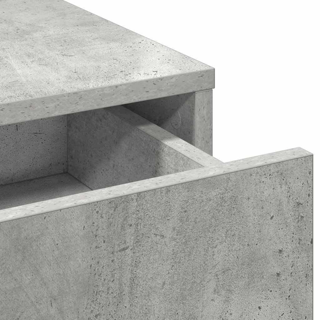 Toaletni stol Betonski sivi 50 x 41 x 135 cm Konstruirano drvo