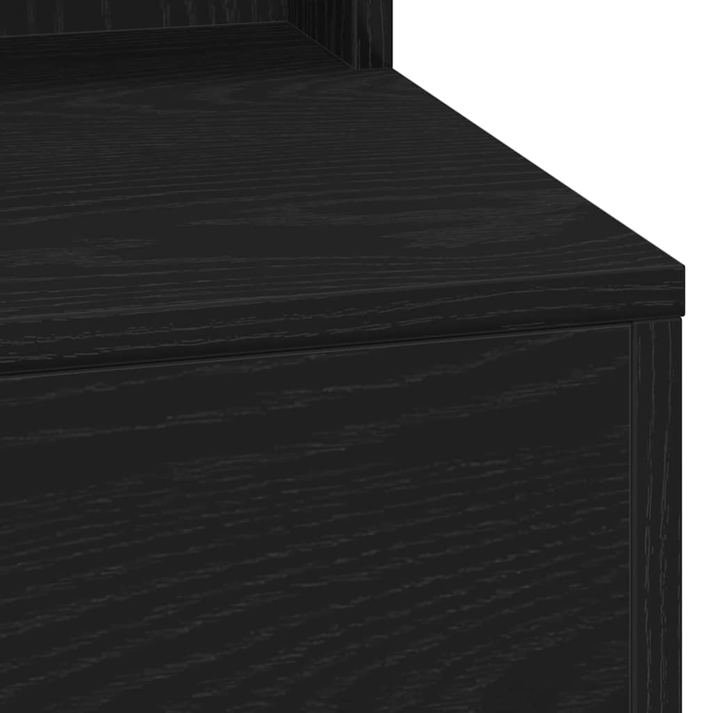 Toaletni stol Crni hrast 100 x 41 x 135 cm Konstruirano drvo