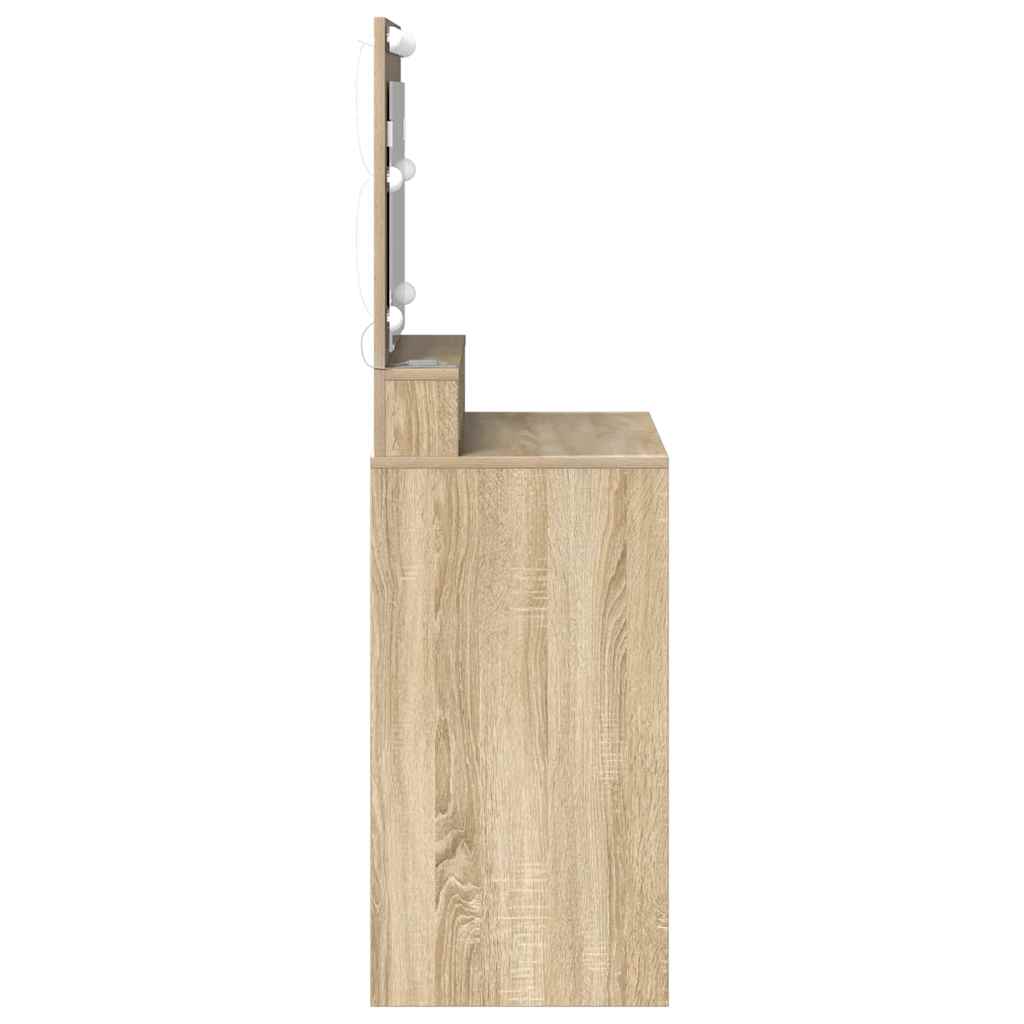 Toaletni stol Sonoma hrast 75,5 x 41 x 135 cm Konstruirano drvo