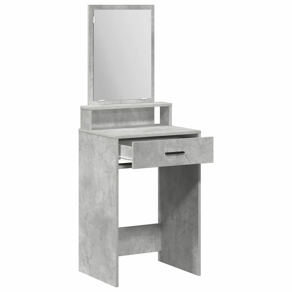 Toaletni stol Betonski sivi 50 x 41 x 140 cm Konstruirano drvo