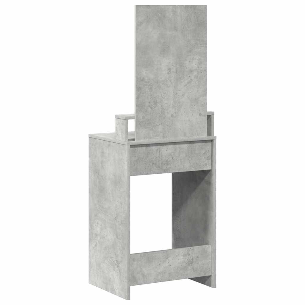 Toaletni stol Betonski sivi 50 x 41 x 140 cm Konstruirano drvo