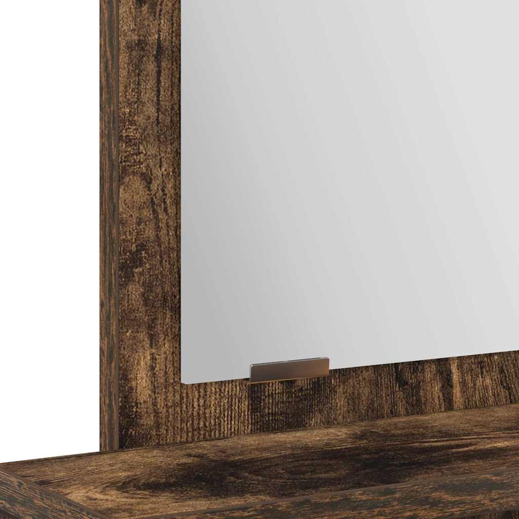 Toaletni stol Dimljeni hrast 50 x 41 x 140 cm Konstruirano drvo