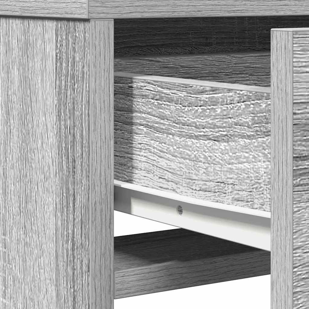Toaletni stol Siva Sonoma 50 x 41 x 140 cm Konstruirano drvo