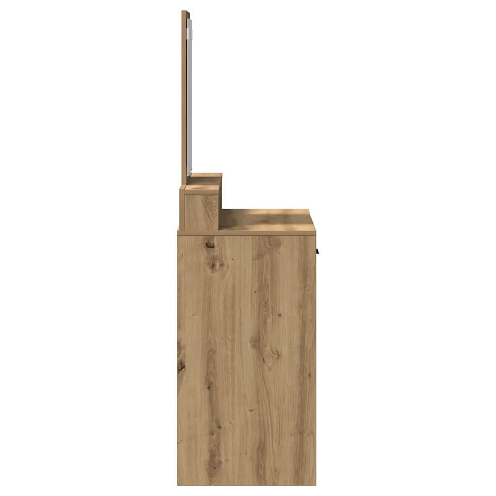 Toaletni stol s ladicama Umjetnički hrast 79 x 41 x 140 cm