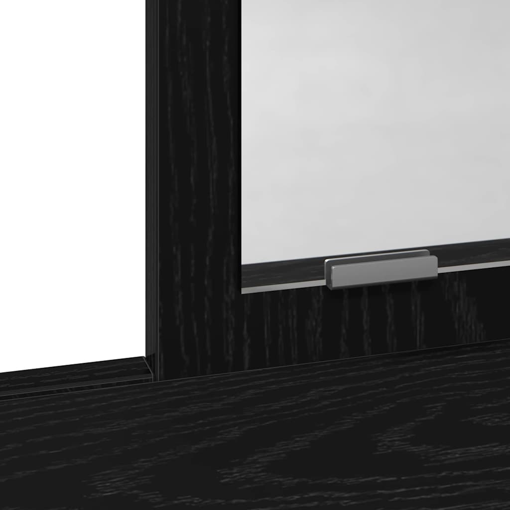 Toaletni stol Crni hrast 100 x 41 x 140 cm Konstruirano drvo