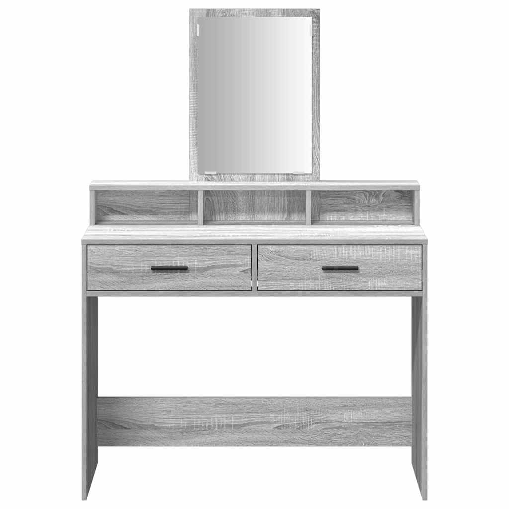 Toaletni stol Siva Sonoma 100 x 41 x 140 cm Konstruirano drvo