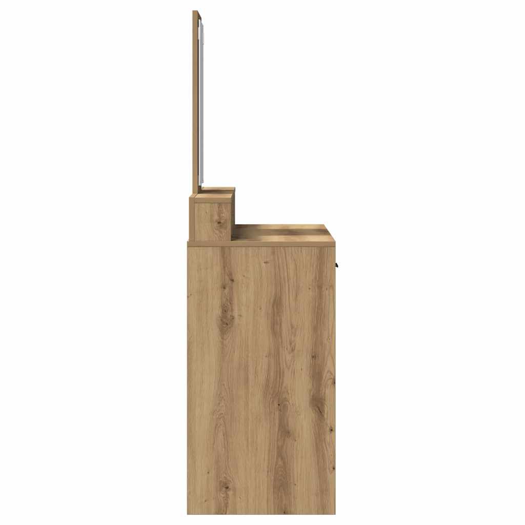 Toaletni stol s ladicama Umjetnički hrast 100 x 41 x 140 cm