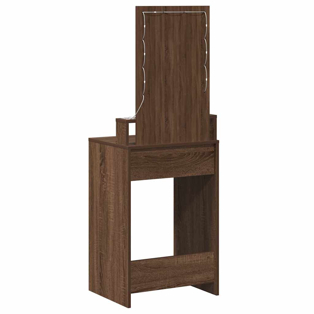 Toaletni stol Smeđa 50 x 41 x 140 cm Konstruirano drvo
