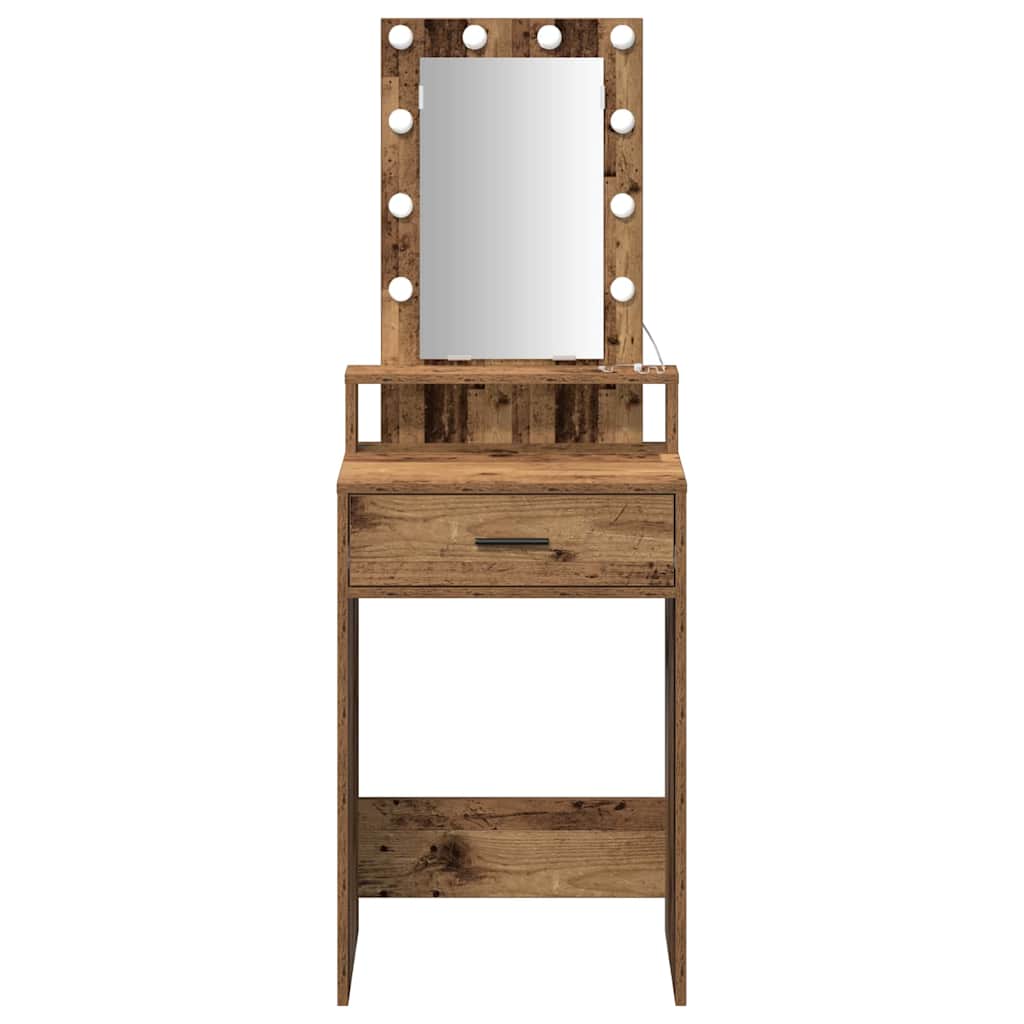 Toaletni stol Smeđa 50 x 41 x 140 cm Konstruirano drvo
