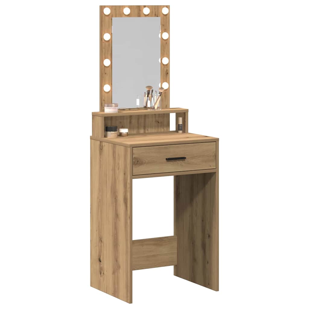 Toaletni stol Smeđa 50 x 41 x 140 cm Konstruirano drvo