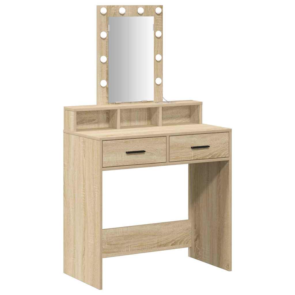 Toaletni stol Smeđa 79 x 41 x 140 cm Konstruirano drvo