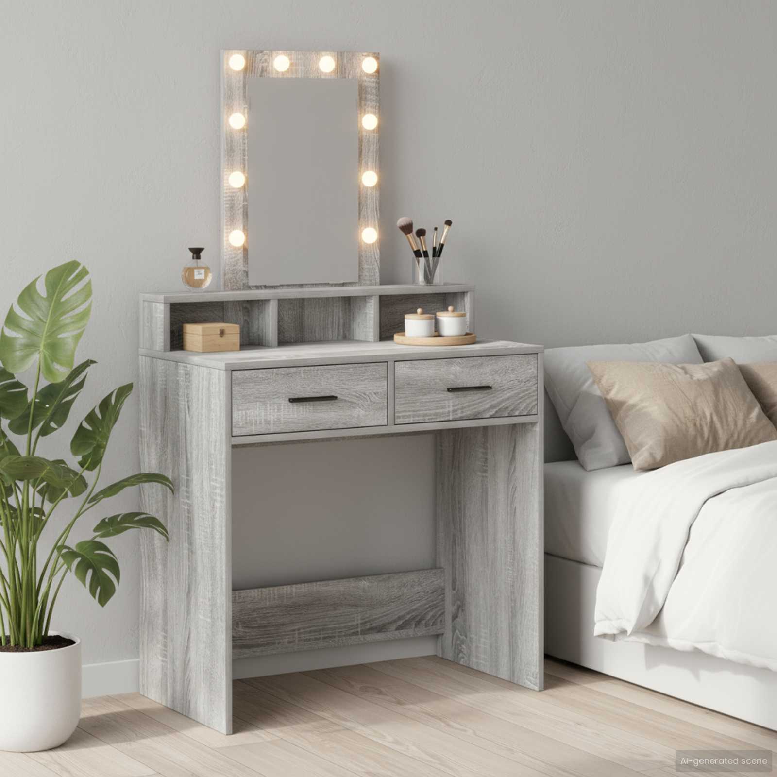 Toaletni stol Siva 79 x 41 x 140 cm Konstruirano drvo