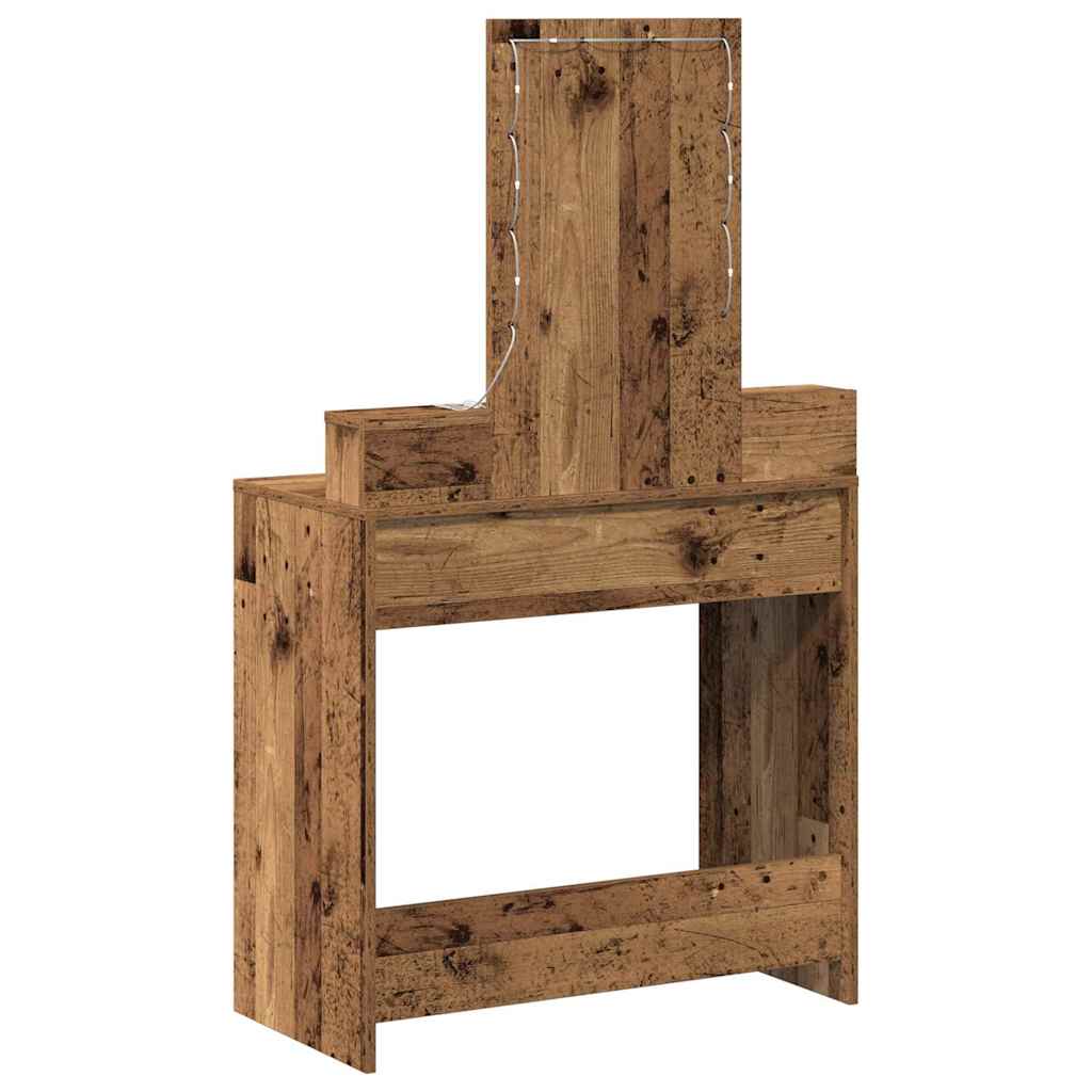Toaletni stol Smeđa 79 x 41 x 140 cm Konstruirano drvo