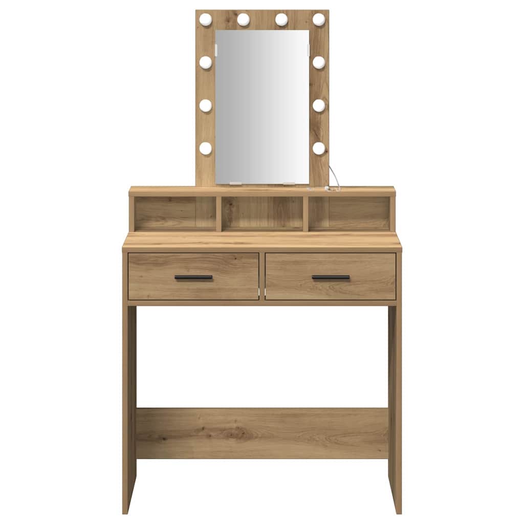 Toaletni stol Smeđa 79 x 41 x 140 cm Konstruirano drvo