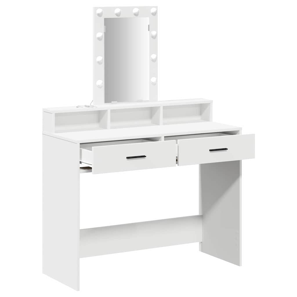 Toaletni stol Bijelo 100 x 41 x 140 cm Konstruirano drvo
