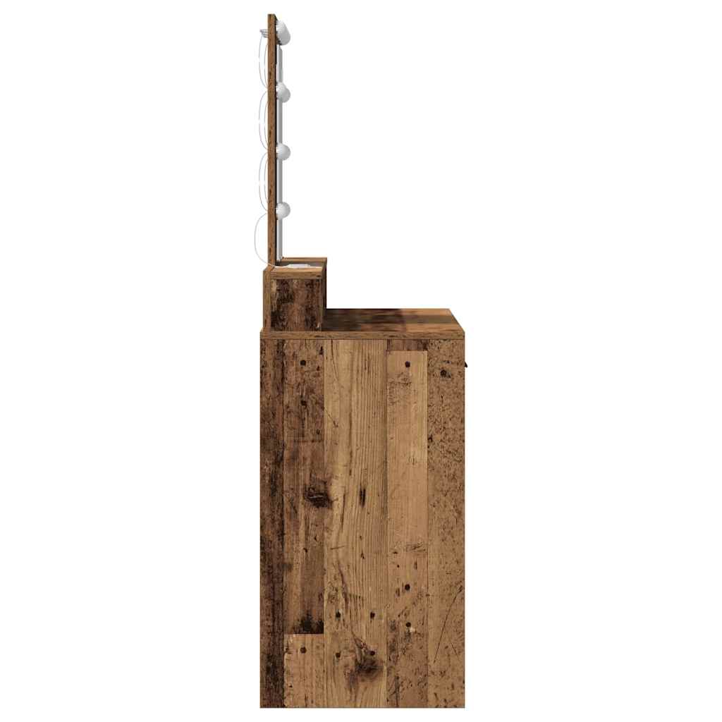 Toaletni stol Smeđa 100 x 41 x 140 cm Konstruirano drvo