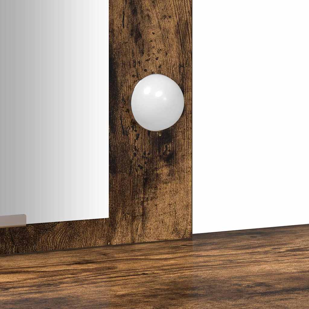 Toaletni stol Smeđa 102 x 33 x 135 cm Konstruirano drvo