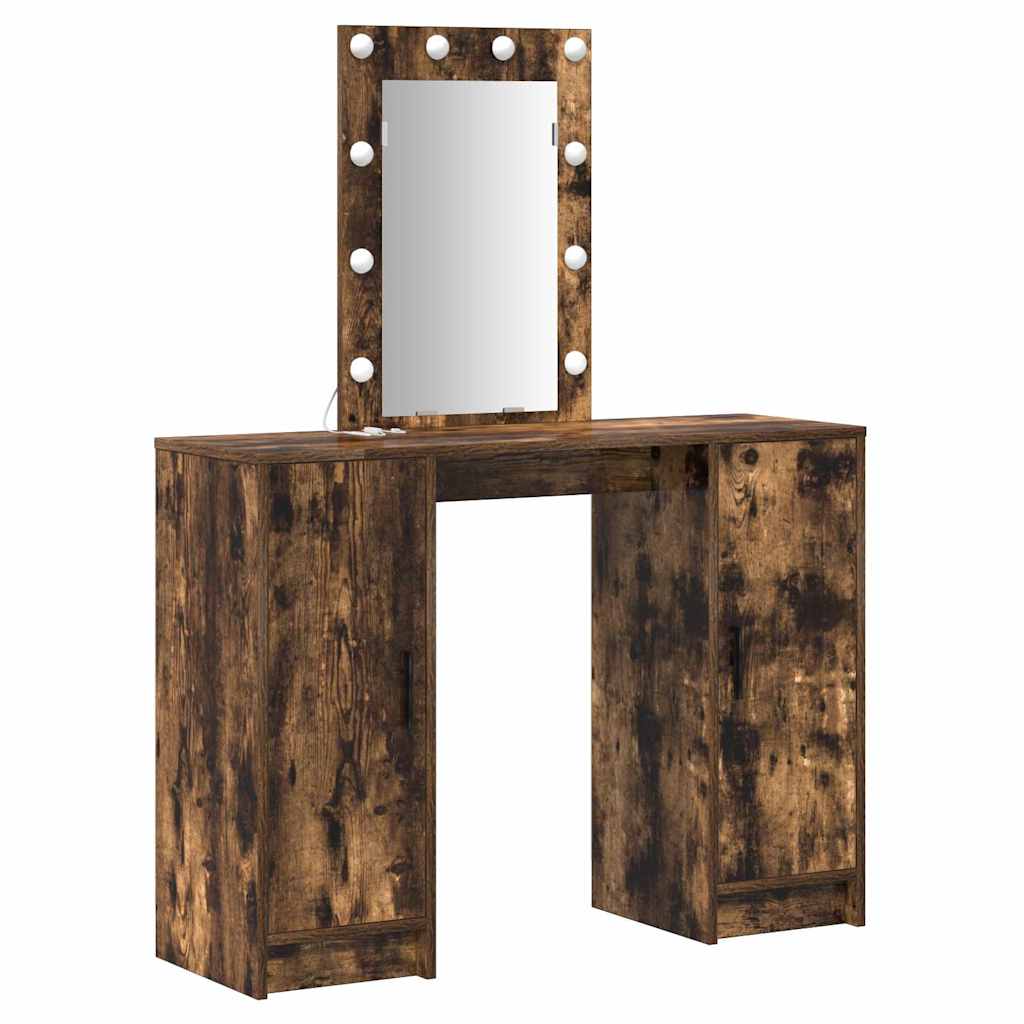 Toaletni stol Smeđa 102 x 33 x 135 cm Konstruirano drvo