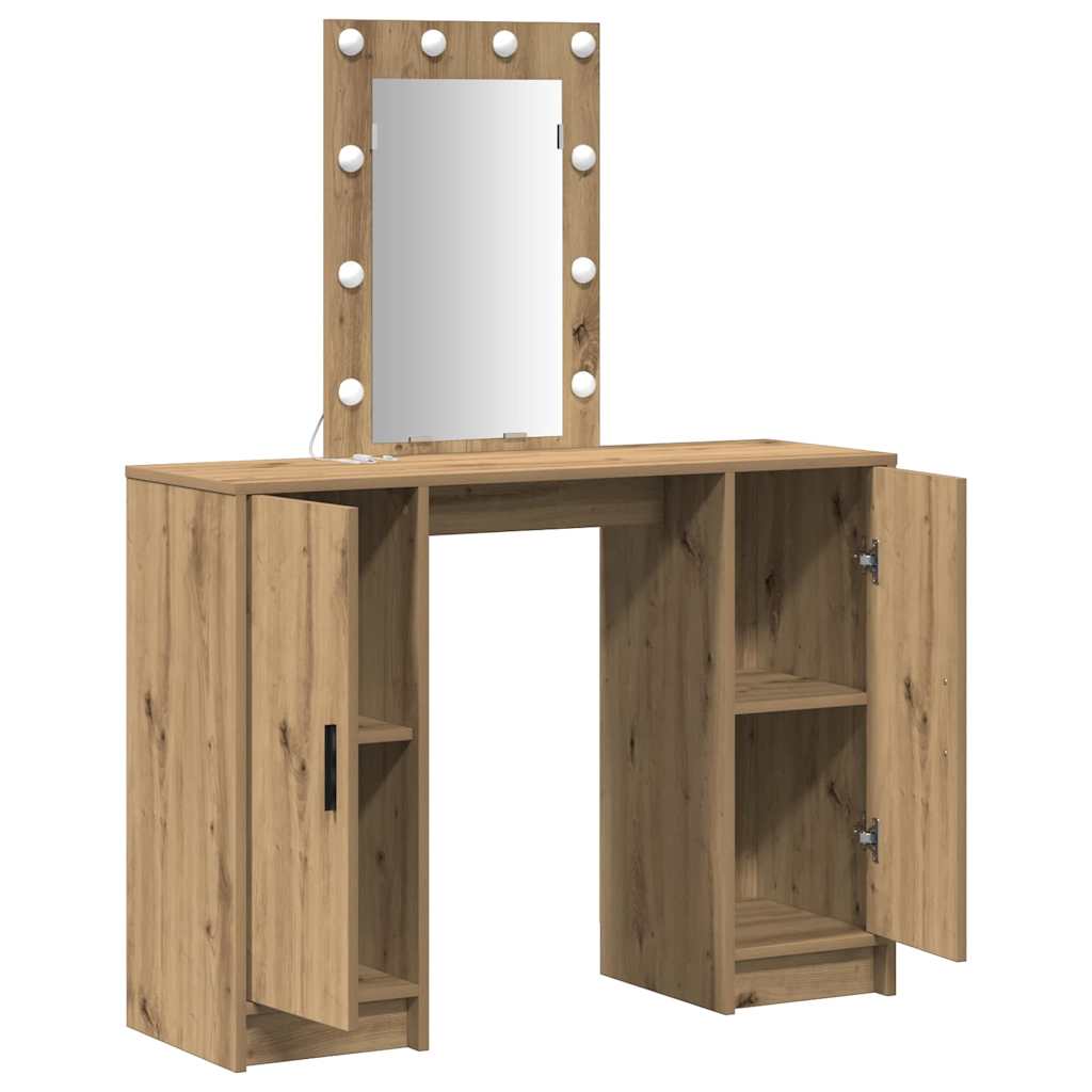 Toaletni stol Smeđa 102 x 33 x 135 cm Konstruirano drvo