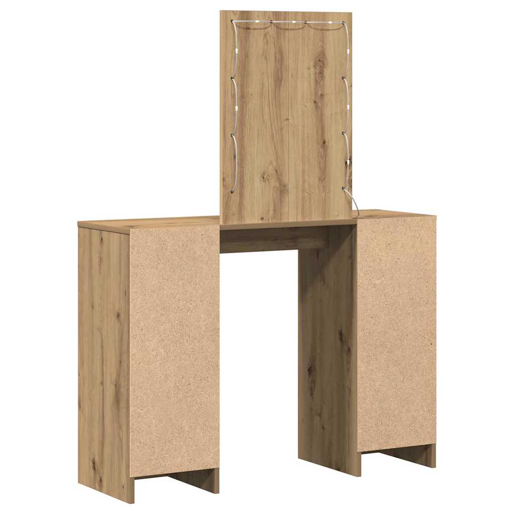 Toaletni stol Smeđa 102 x 33 x 135 cm Konstruirano drvo