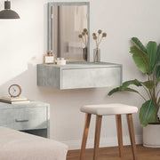 Toaletni stol s ladicama Siva 60 x 40 x 70 cm Konstruirano drvo