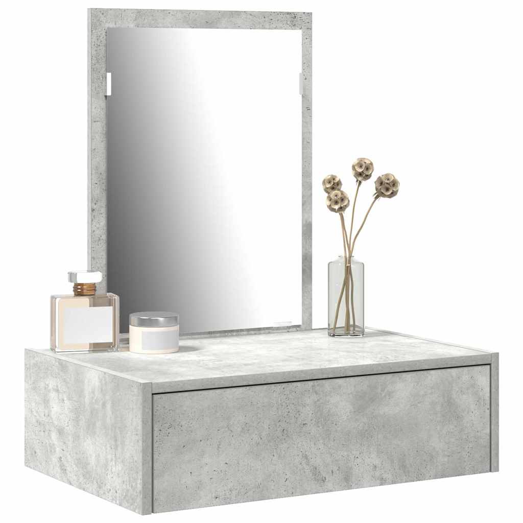 Toaletni stol s ladicama Siva 60 x 40 x 70 cm Konstruirano drvo