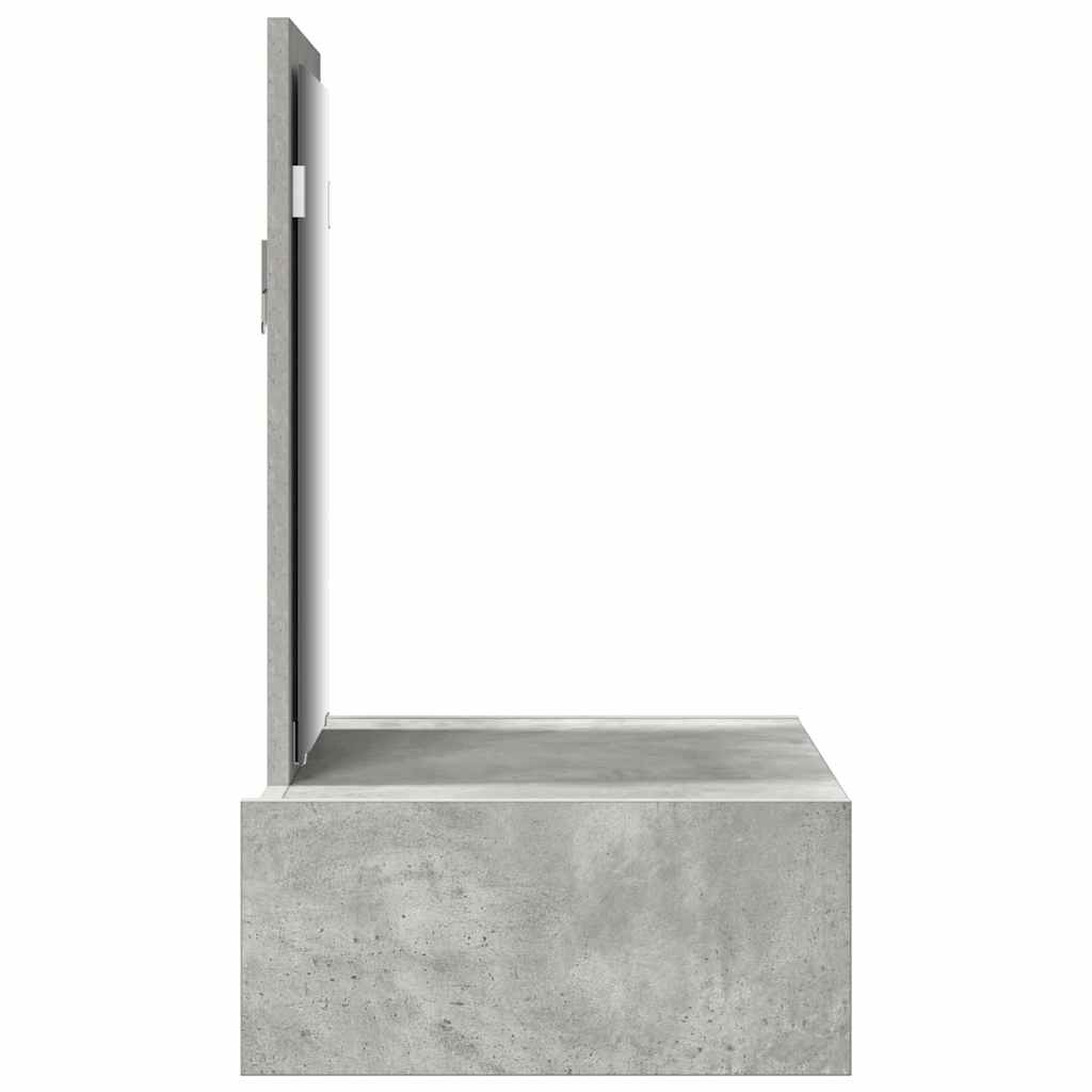 Toaletni stol s ladicama Siva 60 x 40 x 70 cm Konstruirano drvo