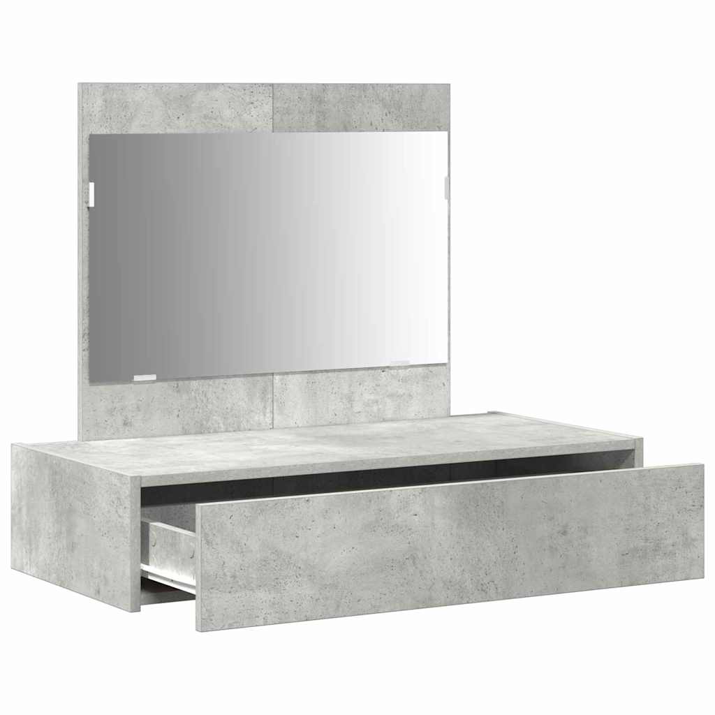 Toaletni stol s ladicama Siva 83 x 40 x 70 cm Konstruirano drvo