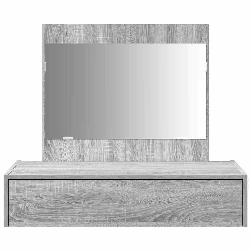 Toaletni stol s ladicama Siva 83 x 40 x 70 cm Konstruirano drvo