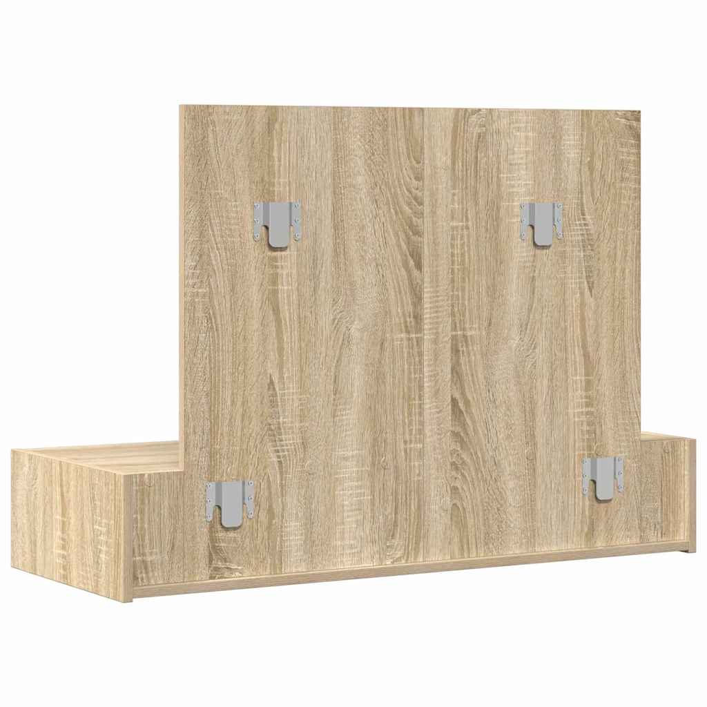 Toaletni stol Smeđa 100 x 40 x 70 cm Konstruirano drvo