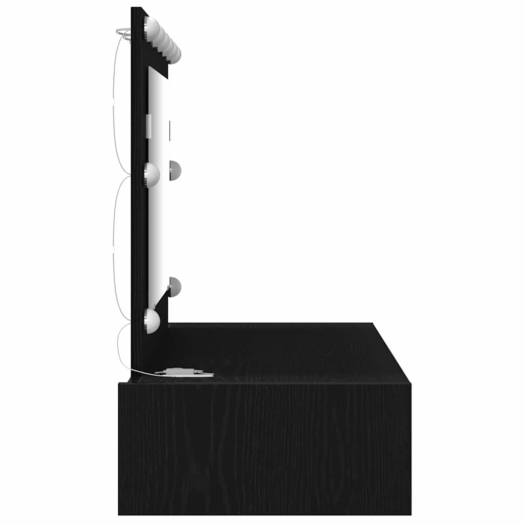 Toaletni stol Crna 100 x 40 x 70 cm Konstruirano drvo