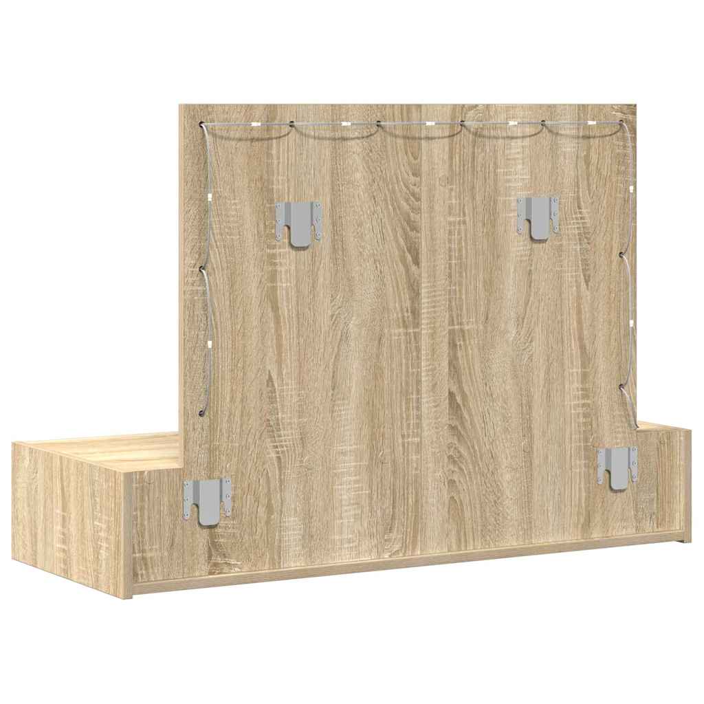 Toaletni stol Smeđa 100 x 40 x 70 cm Konstruirano drvo
