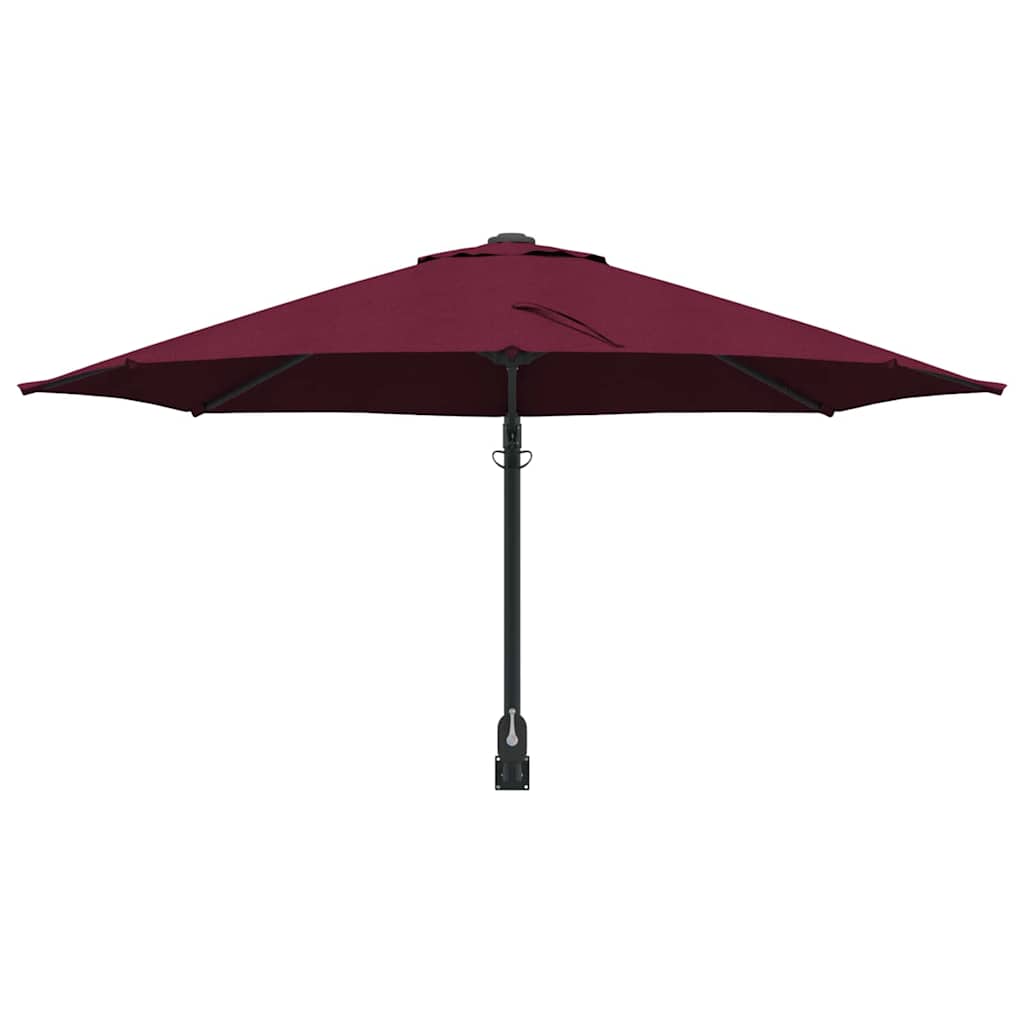 Vrtni suncobran Bordeaux Crvena 248 x 248 x 148 cm