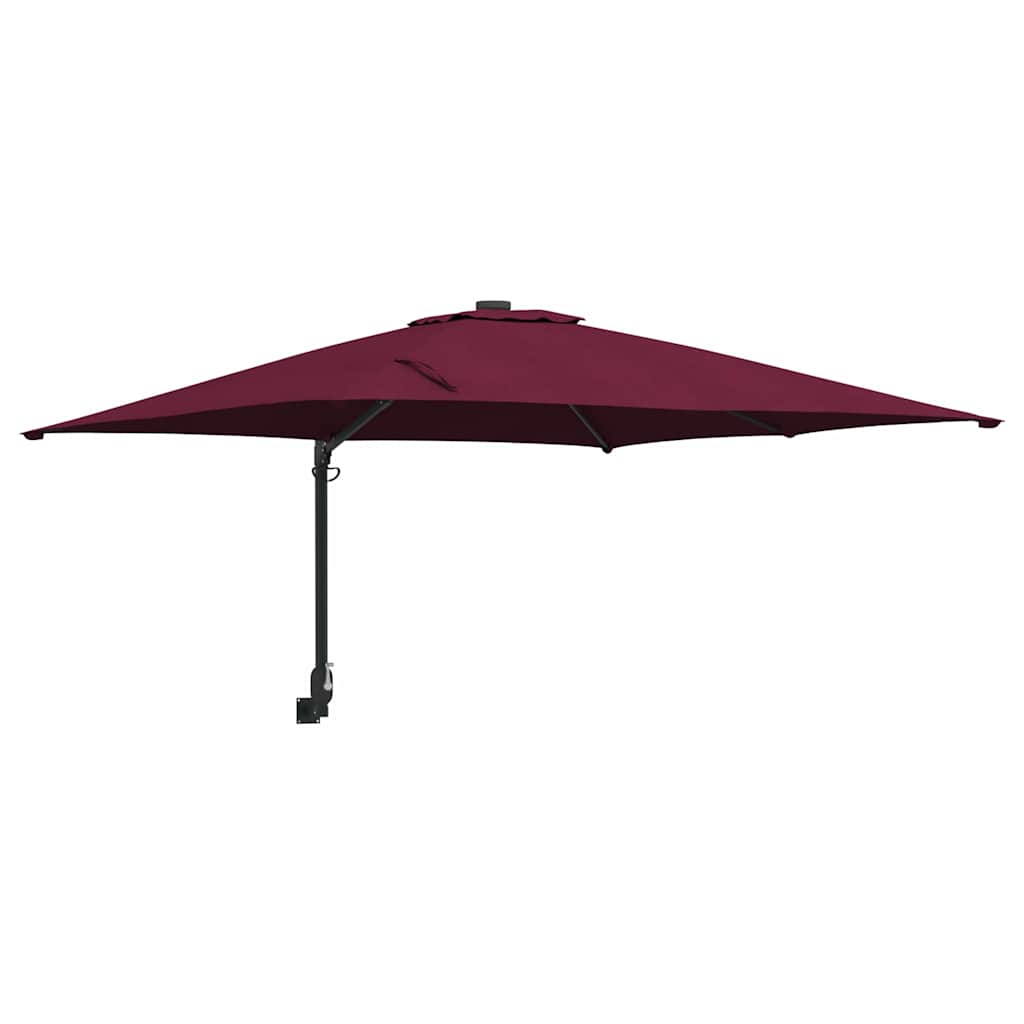 Vrtni suncobran Bordeaux Crvena 248,5 x 247,5 x 160 cm