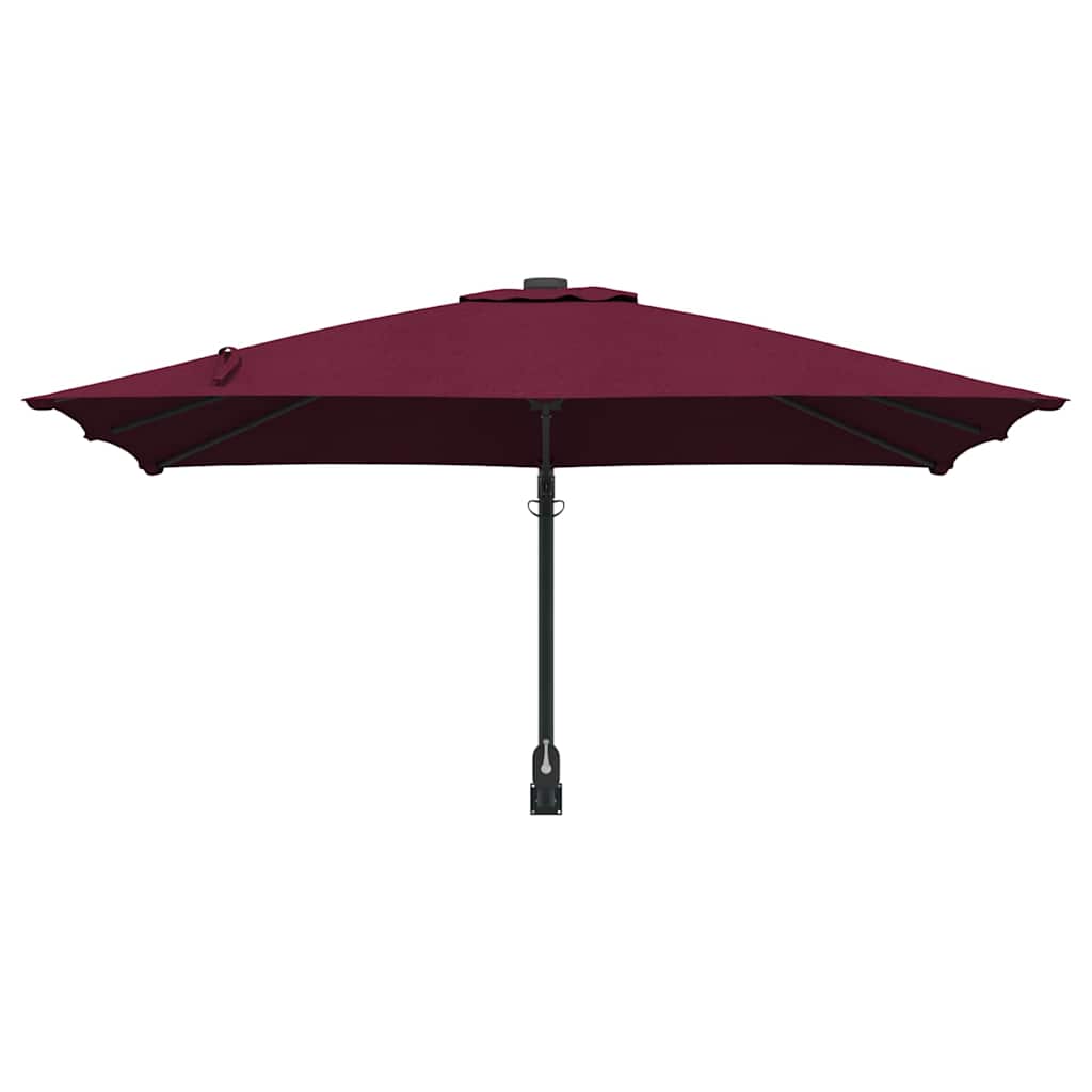 Vrtni suncobran Bordeaux Crvena 248,5 x 247,5 x 160 cm