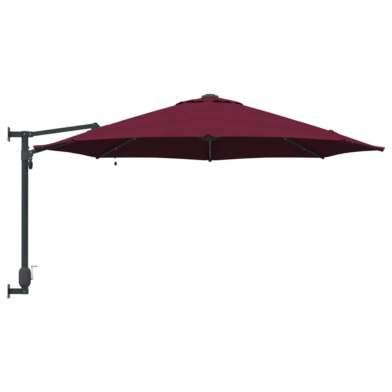 Vrtni suncobran Bordeaux Crvena 248 x 248 x 148 cm