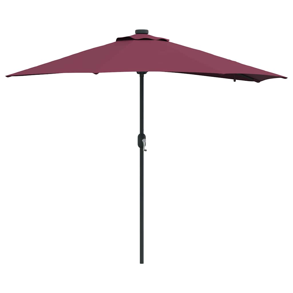 Vrtni suncobran Bordeaux Crvena 294 x 150 x 223 cm