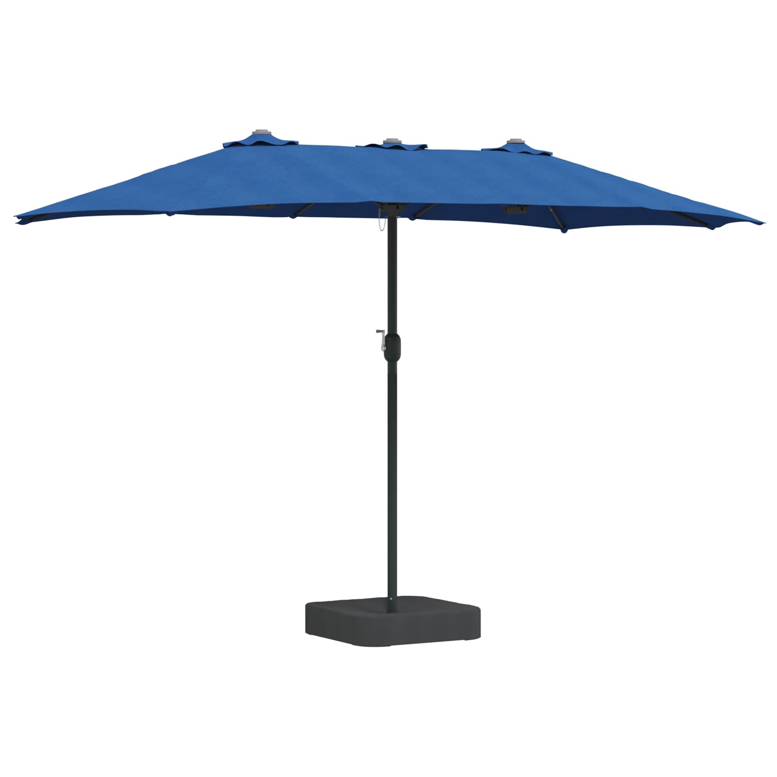 Vrtni suncobran Azurnoplava 385 x 209 x 244 cm Poliester