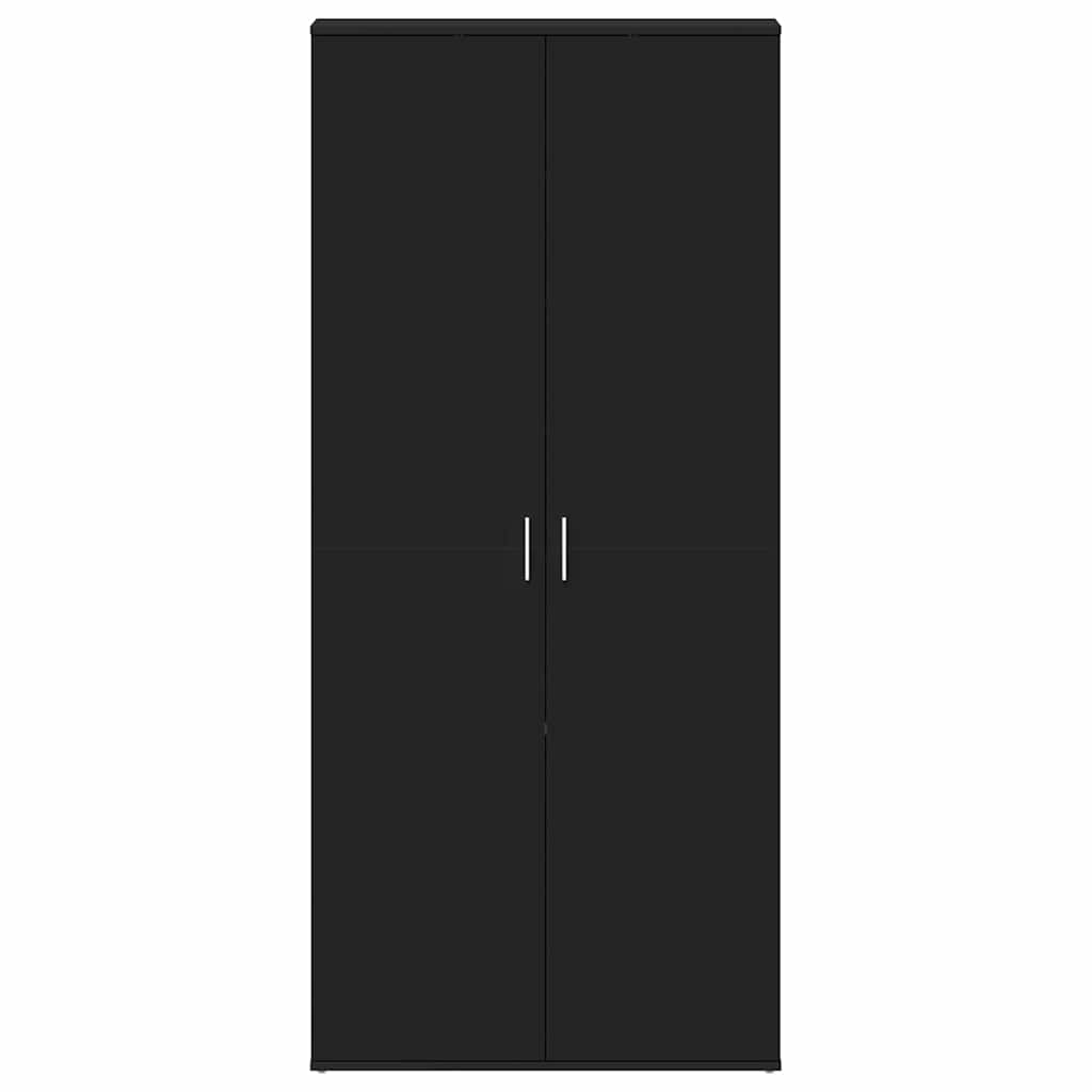 Ormar za cipele Crna 80 x 39 x 178 cm Konstruirano drvo