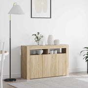 Kreveta Sonoma hrast 116 x 30 x 75 cm Konstruirano drvo