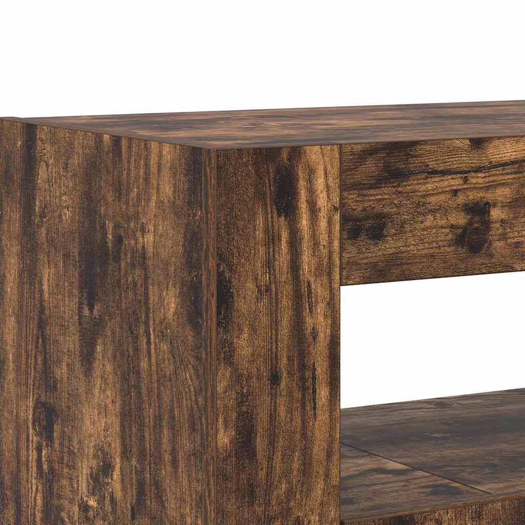 Kreveta Dimljeni hrast 116 x 30 x 75 cm Konstruirano drvo