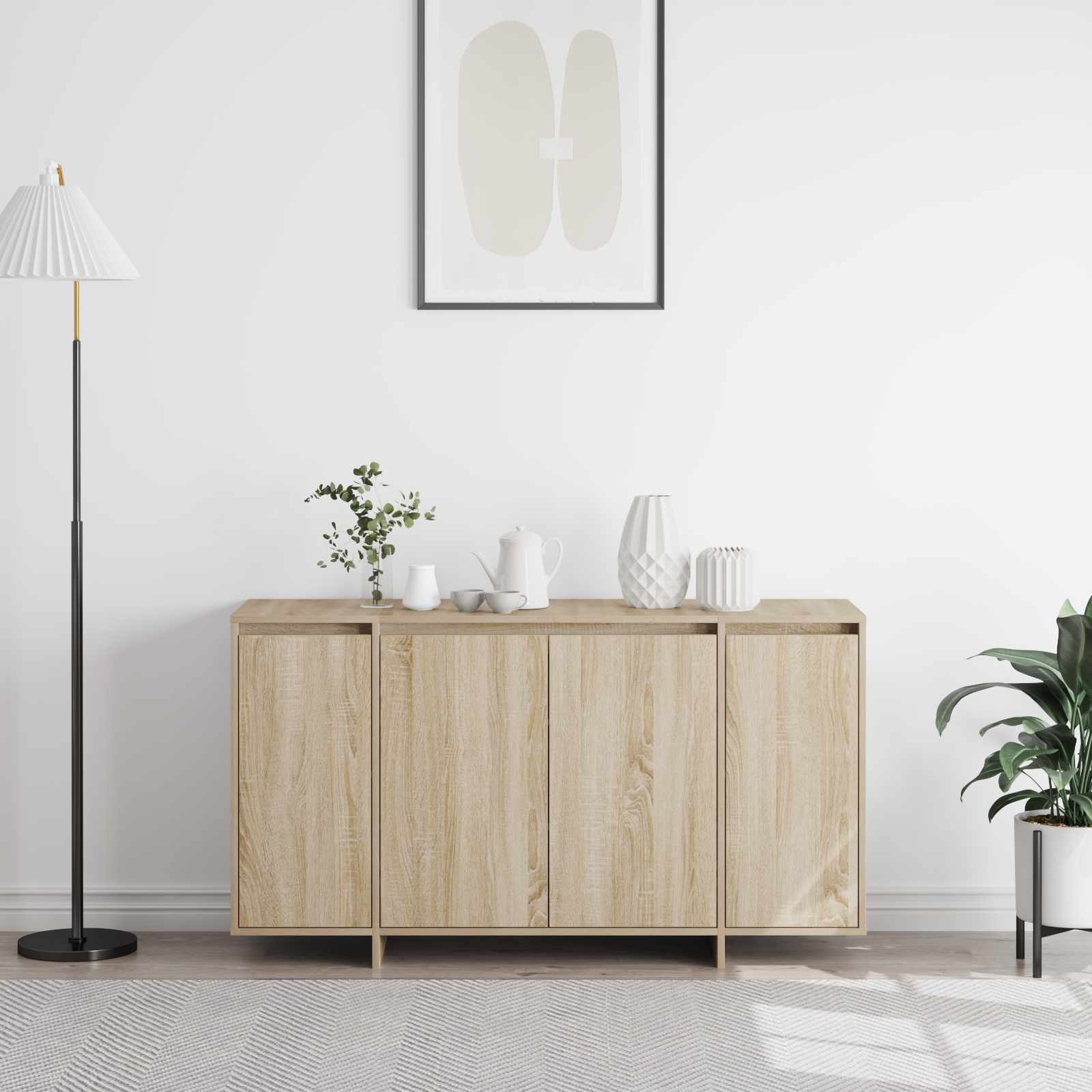 Kreveta Sonoma hrast 135 x 41 x 75 cm Konstruirano drvo