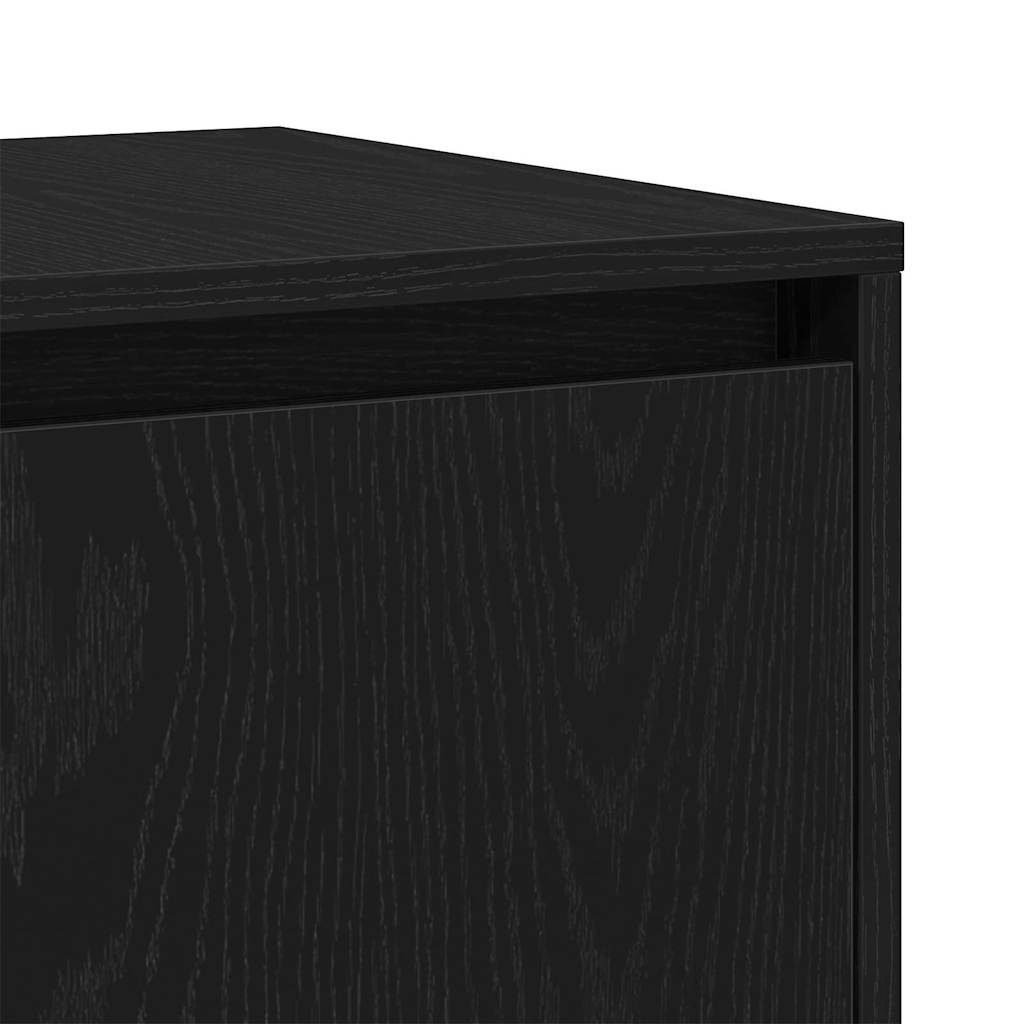 Kreveta Crni hrast 135 x 41 x 75 cm Konstruirano drvo