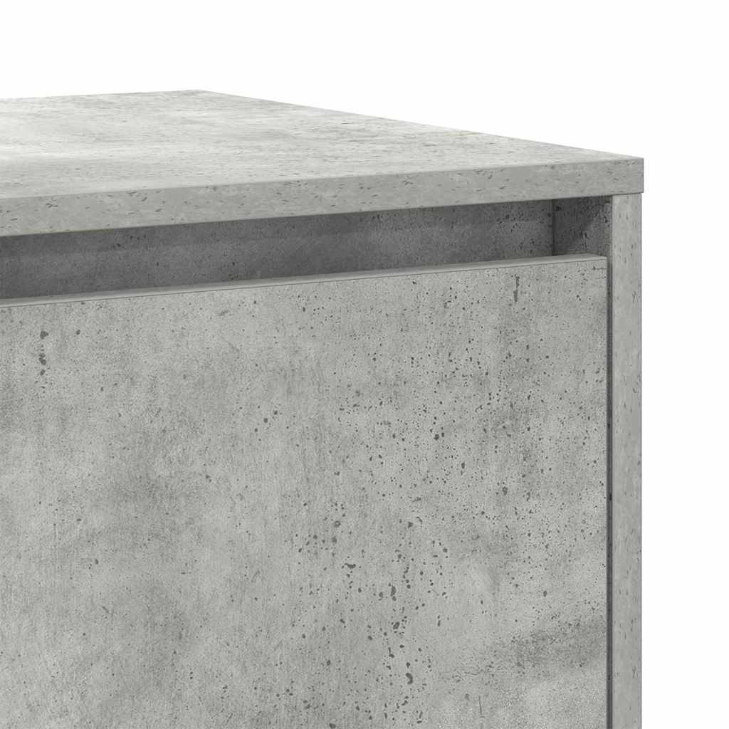 Kreveta Beton siva 120 x 41 x 75 cm Konstruirano drvo