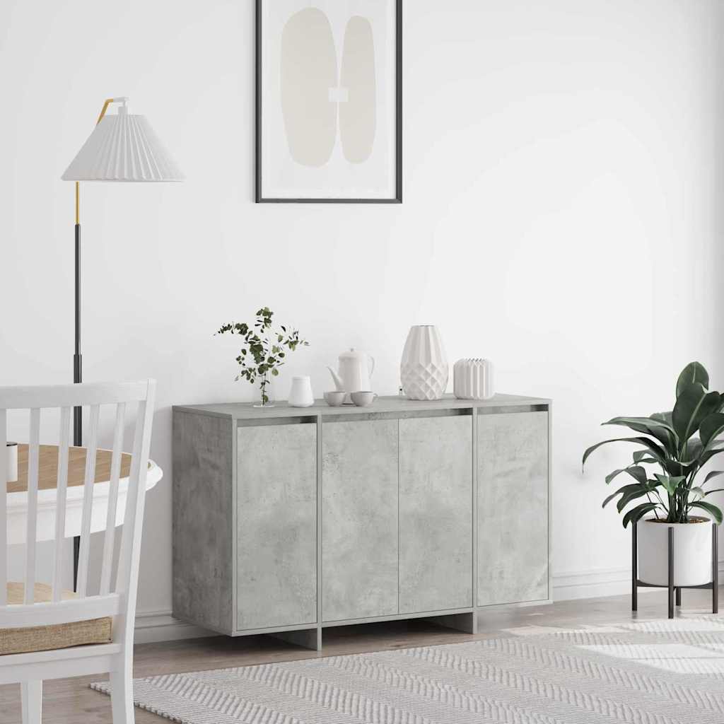 Kreveta Beton siva 120 x 41 x 75 cm Konstruirano drvo
