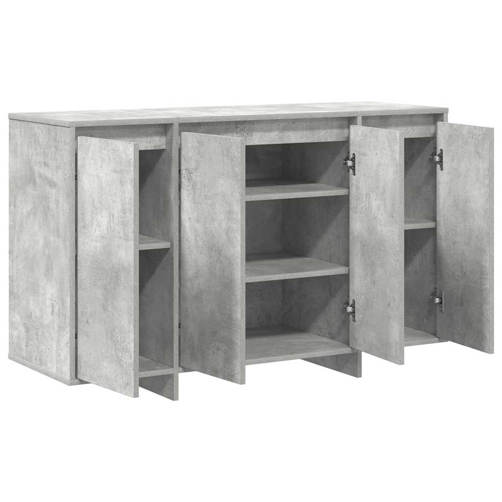 Kreveta Beton siva 120 x 41 x 75 cm Konstruirano drvo