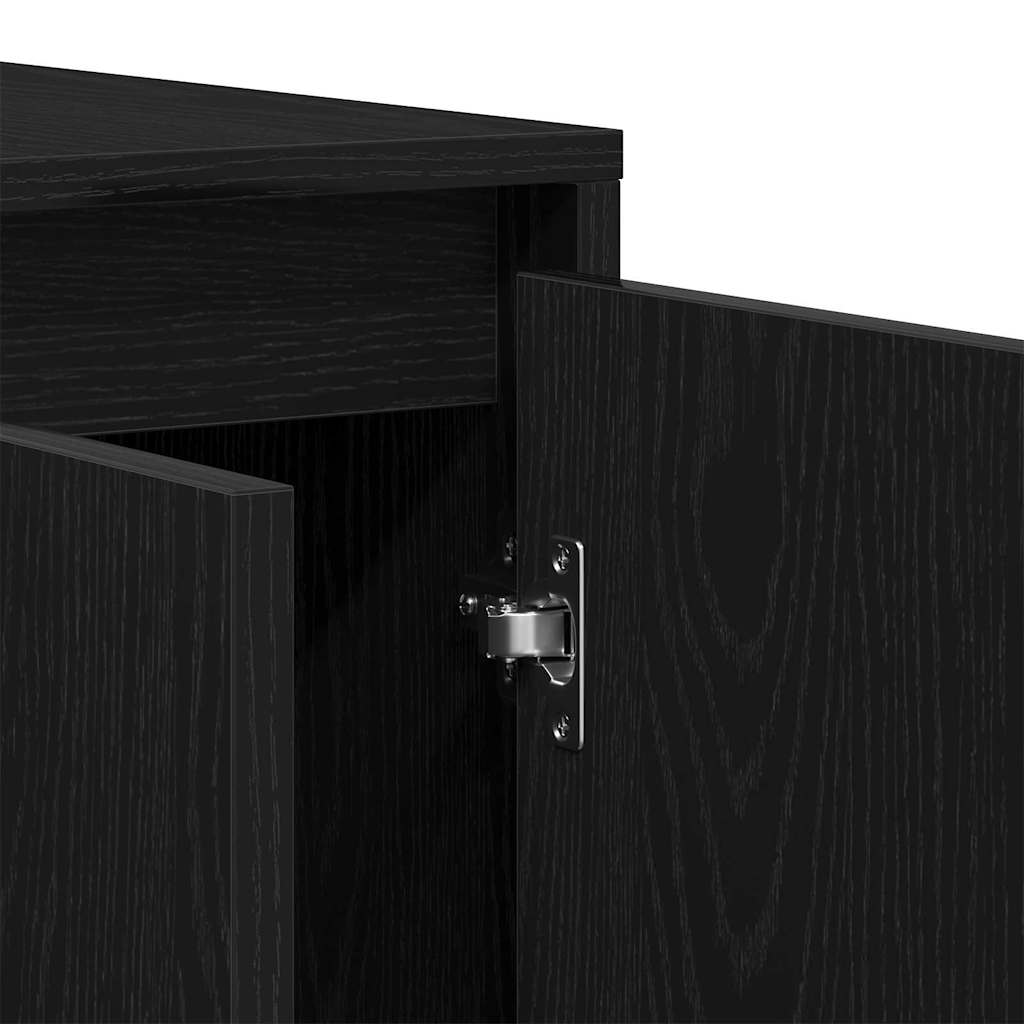Kreveta Crni hrast 120 x 41 x 75 cm Konstruirano drvo