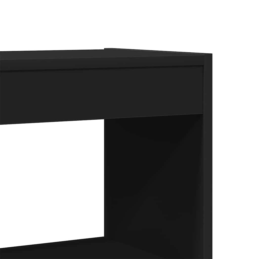 Ormarić za knjige Crna 80 x 30 x 198 cm Konstruirano drvo